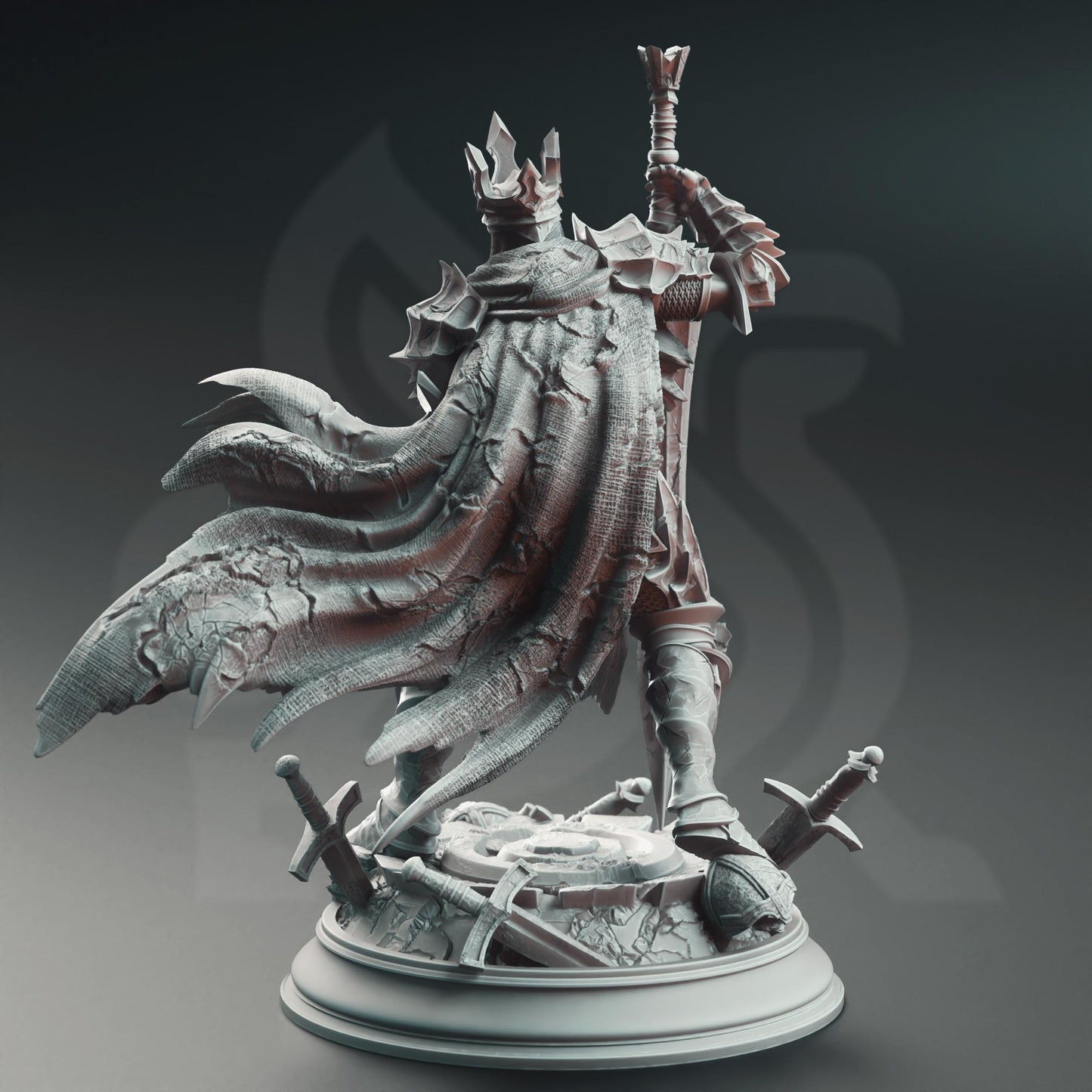 Void Knight - Ser Elias the Forgotten (Medium) - Tabletop Figure for Dungeons & Dragons, DnD, Pathfinder RPGs, TTRPG