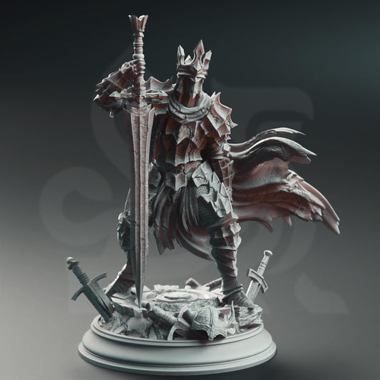 Void Knight - Ser Elias the Forgotten (Medium) - Tabletop Figure for Dungeons & Dragons, DnD, Pathfinder RPGs, TTRPG