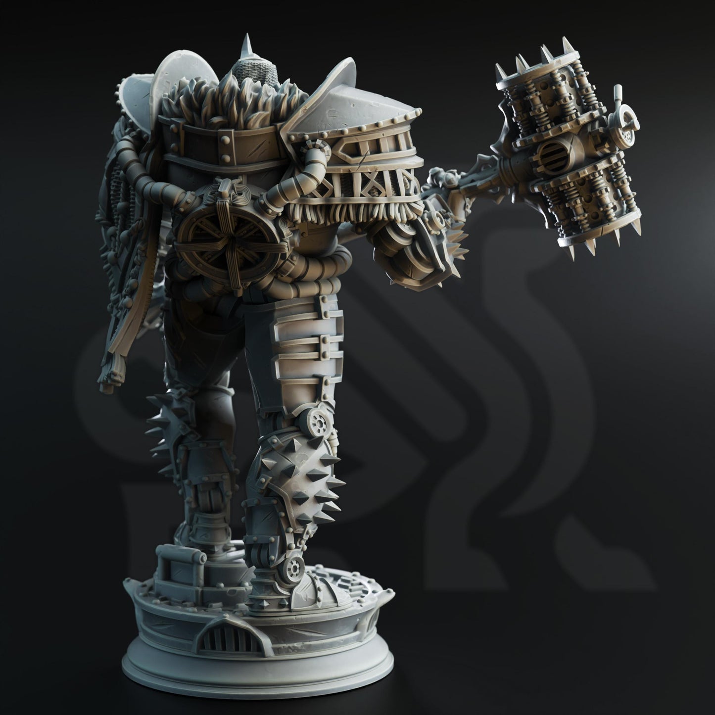 Warforged Colossus - Hadrian (Medium) - 3D Printed Tabletop Figure for Dungeons & Dragons, DnD, Pathfinder RPGs, TTRPG