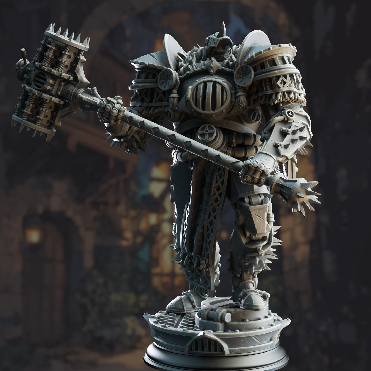 Warforged Colossus - Hadrian (Medium) - 3D Printed Tabletop Figure for Dungeons & Dragons, DnD, Pathfinder RPGs, TTRPG