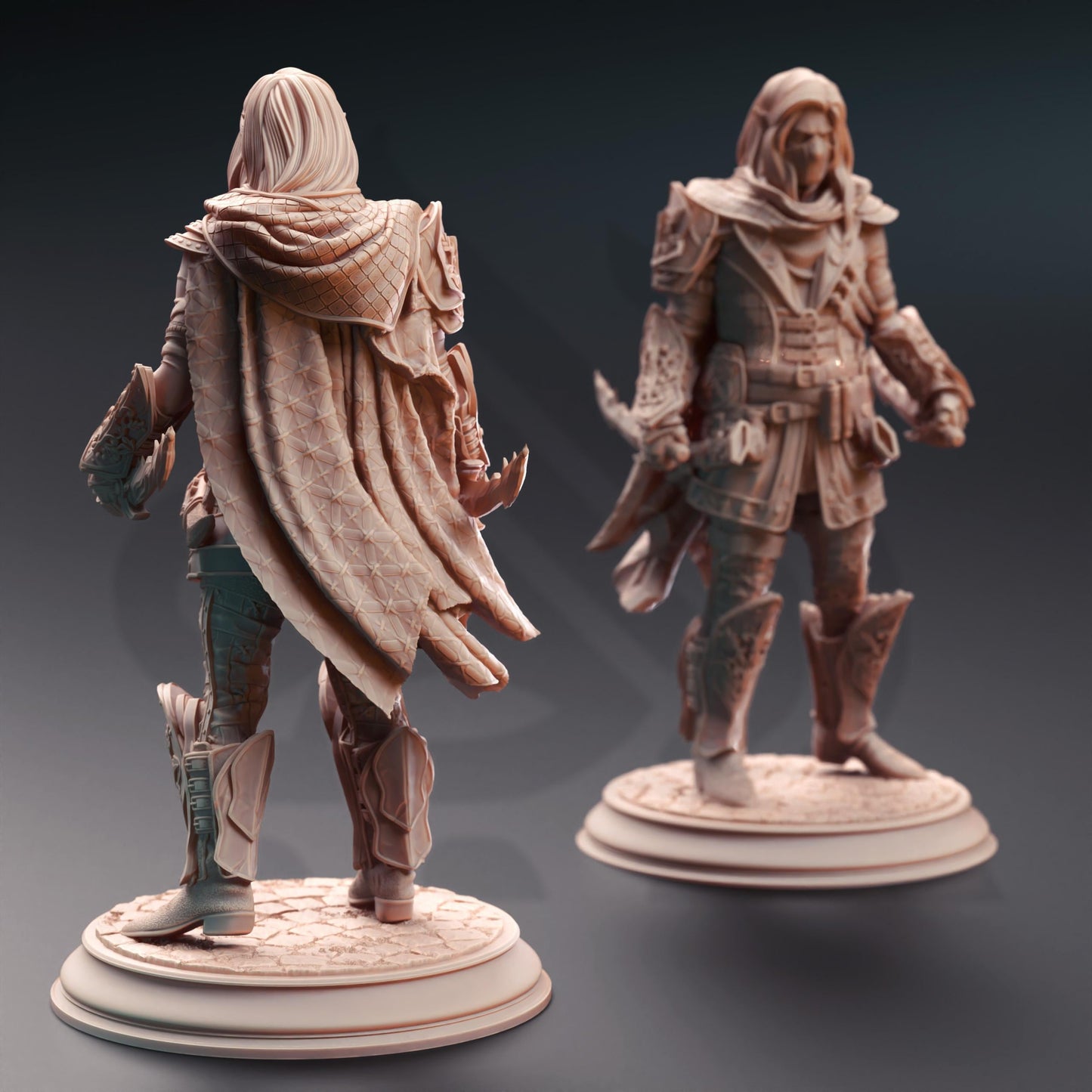 Elf Rogue Thief - Sylvios the Slip (Medium) - 3D Printed Tabletop Figure for Dungeons & Dragons, DnD, Pathfinder RPGs, TTRPG