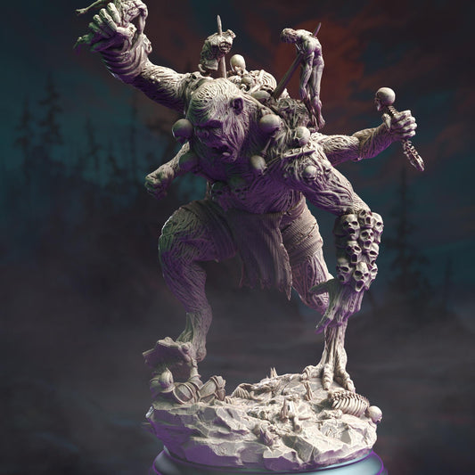 Shambling Corpse Collector (Huge) - 3D Printed Tabletop Figure for Dungeons & Dragons, DnD, Pathfinder RPGs, TTRPG