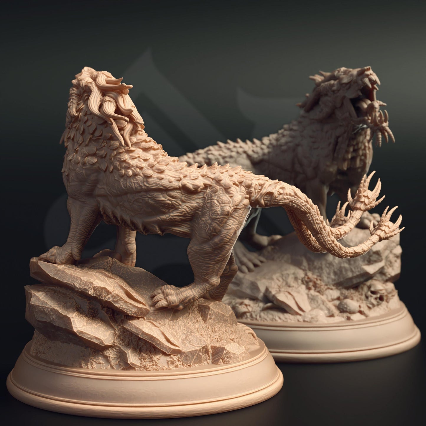 Godless Panther - Estranith (Large) - 3D Printed Tabletop Figure for Dungeons & Dragons, DnD, Pathfinder RPGs, TTRPG