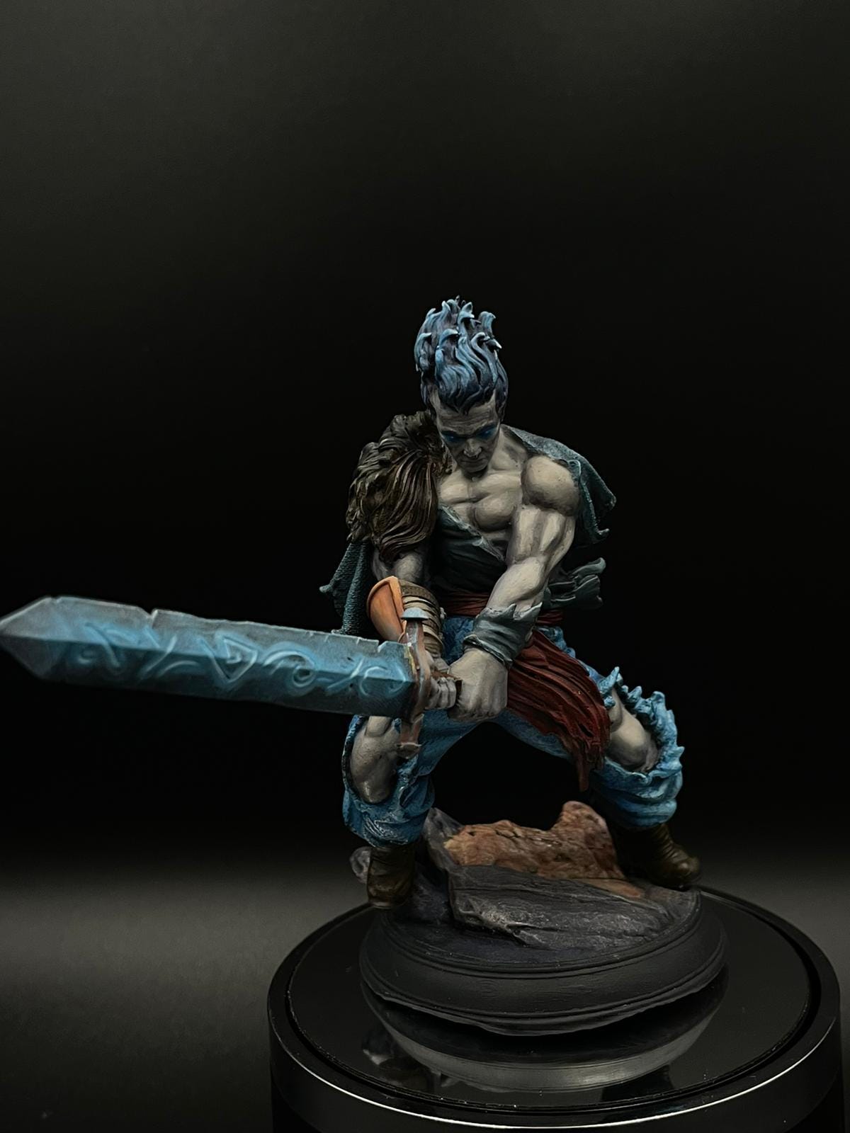 Ragged Bloodhunter Captain - Gaius (Medium) - Tabletop Figure for Dungeons & Dragons, DnD, Pathfinder RPGs, TTRPG