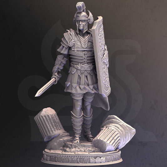 Imperial Centurion - Trellus Tacitus (Medium) - Tabletop Figure for Dungeons & Dragons, DnD, Pathfinder RPGs, TTRPG