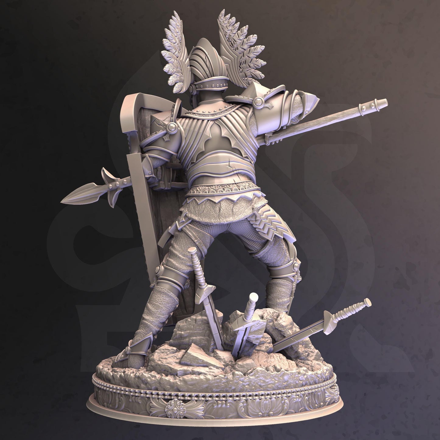 Tower Guard - Eridius Falx (Medium) - Tabletop Figure for Dungeons & Dragons, DnD, Pathfinder RPGs, TTRPG