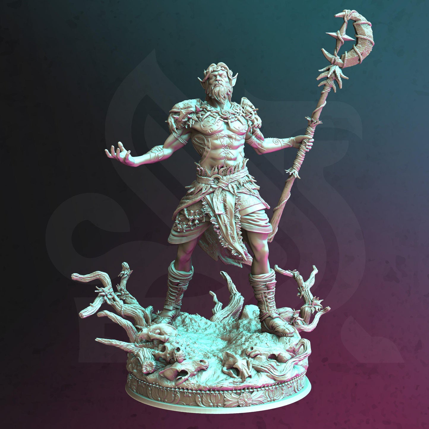 Star Druid - Aurelion - Tabletop Figure for Dungeons & Dragons, DnD, Pathfinder RPGs, TTRPG