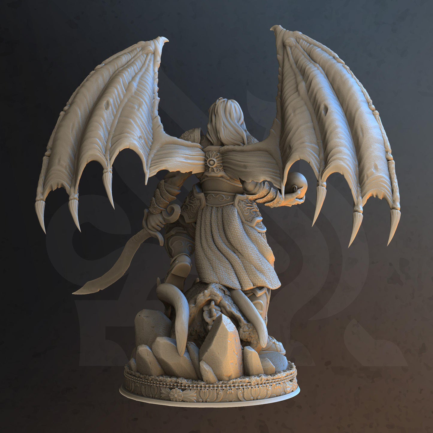 Master Of Soundless Wings – Etherian (Medium) - Tabletop Figure for Dungeons & Dragons, DnD, Pathfinder RPGs, TTRPG