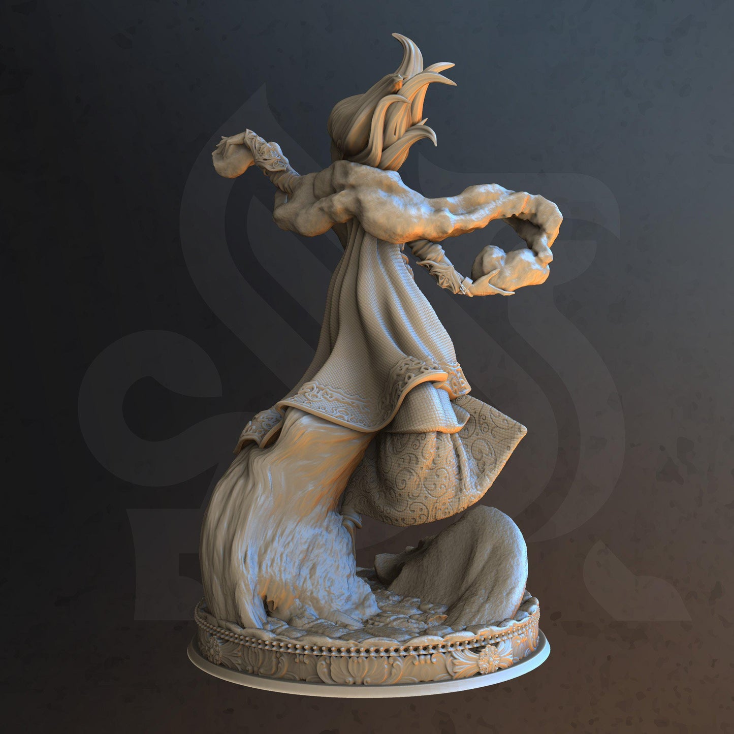 Archmaester Of Golden Wisdom – Tharimaeth - Tabletop Figure for Dungeons & Dragons, DnD, Pathfinder RPGs, TTRPG