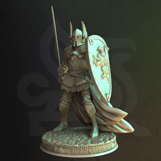 Sergeant - Silus - Tabletop Figure for Dungeons & Dragons, DnD, Pathfinder RPGs, TTRPG