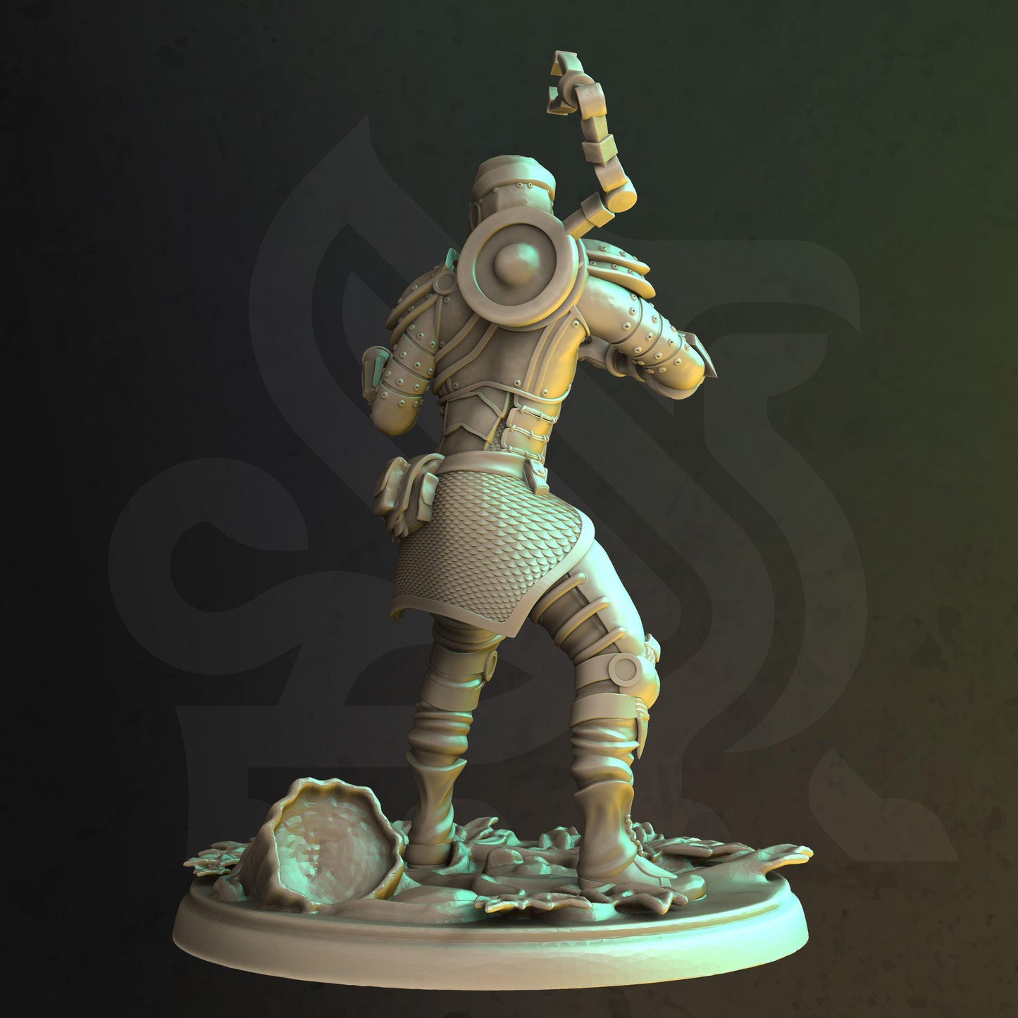 Artificer Commando - Henry - Tabletop Figure for Dungeons & Dragons, DnD, Pathfinder RPGs, TTRPG