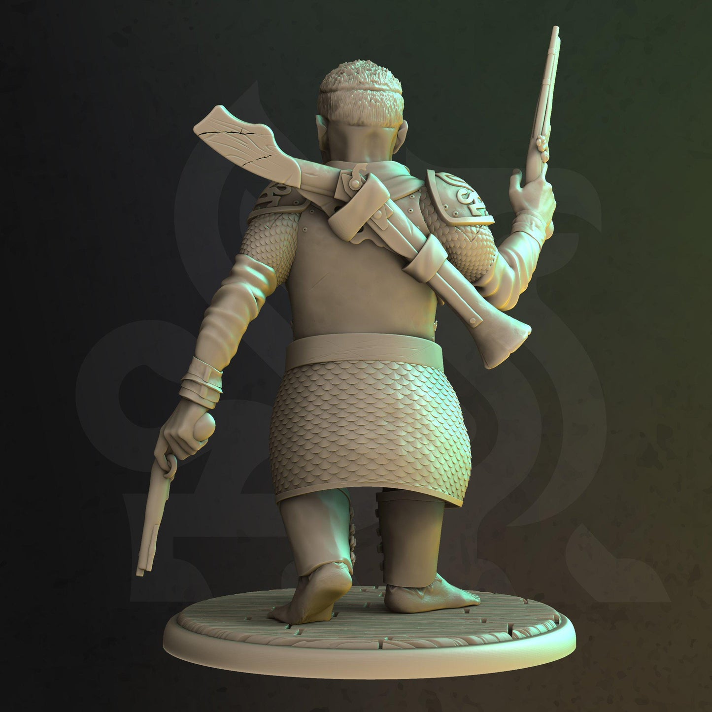 Grand Trailblazer - Swifty - 3D Printed Tabletop Figure for Dungeons & Dragons, DnD, Pathfinder RPGs, TTRPG