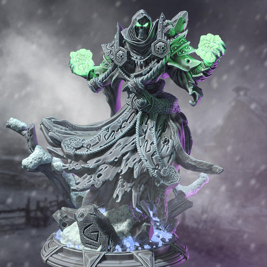 Dark Wraith Lich - Brisini (Medium) - Tabletop Figure for Dungeons & Dragons, DnD, Pathfinder RPGs, TTRPG