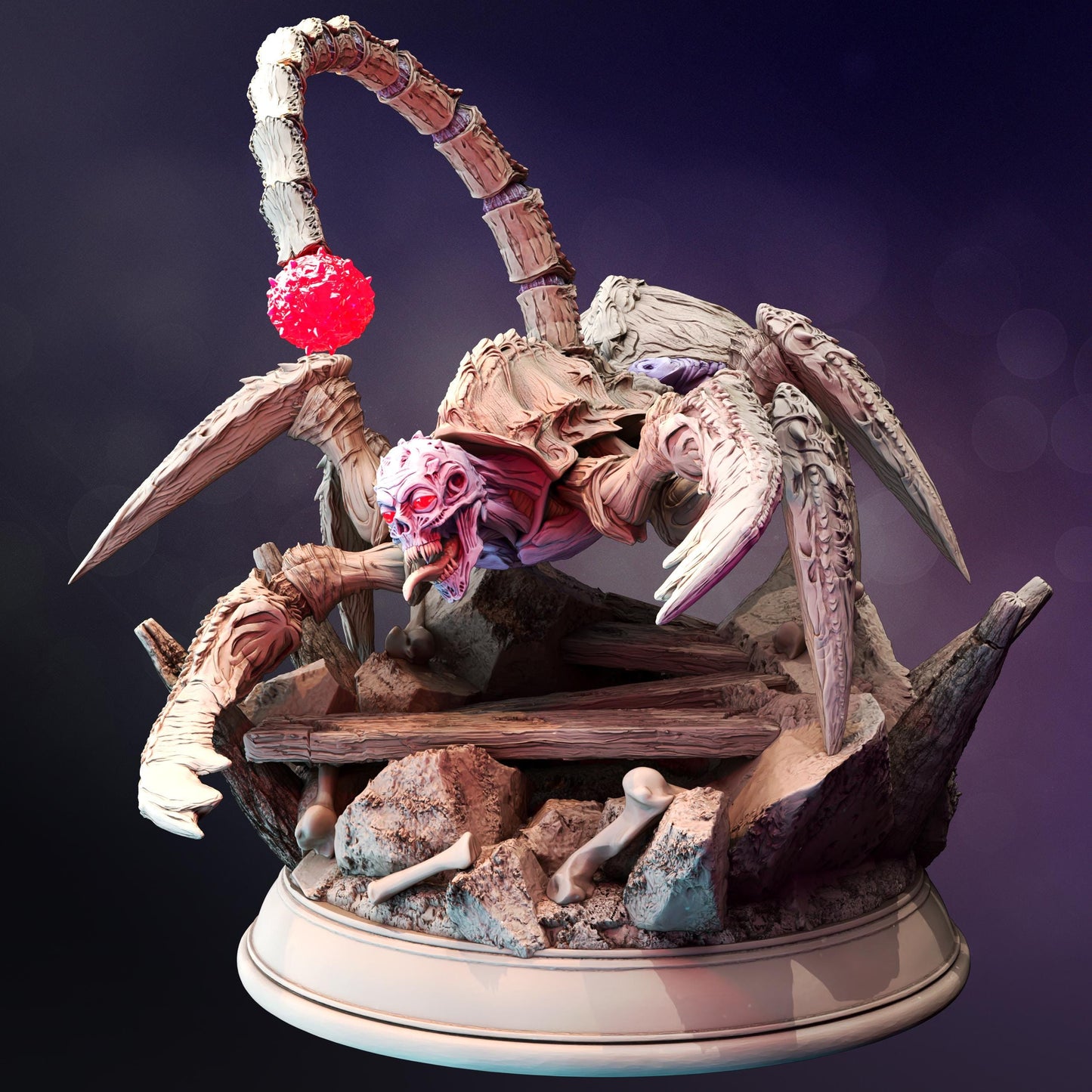 Giant Spider Assassin - Meloth the Watcher (Large) - 3D Printed Tabletop Figure for Dungeons & Dragons, DnD, Pathfinder RPGs, TTRPG