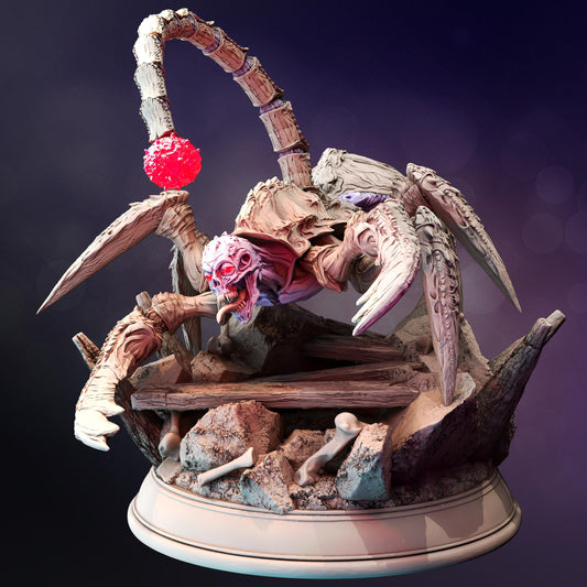 Giant Spider Assassin - Meloth the Watcher (Large) - 3D Printed Tabletop Figure for Dungeons & Dragons, DnD, Pathfinder RPGs, TTRPG