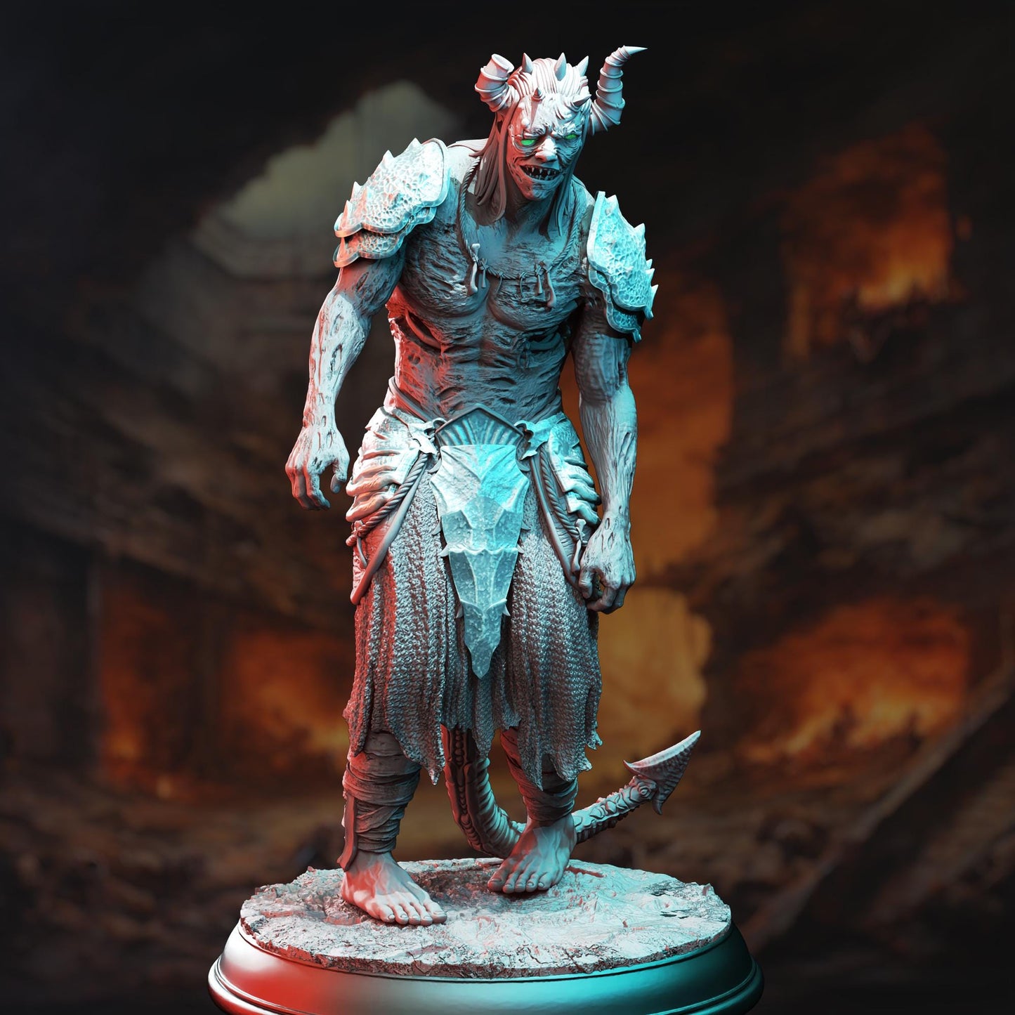 Tiefling Devil Servants - The Converted (Bundle) - 3D Printed Tabletop Figure for Dungeons & Dragons, DnD, Pathfinder RPGs, TTRPG