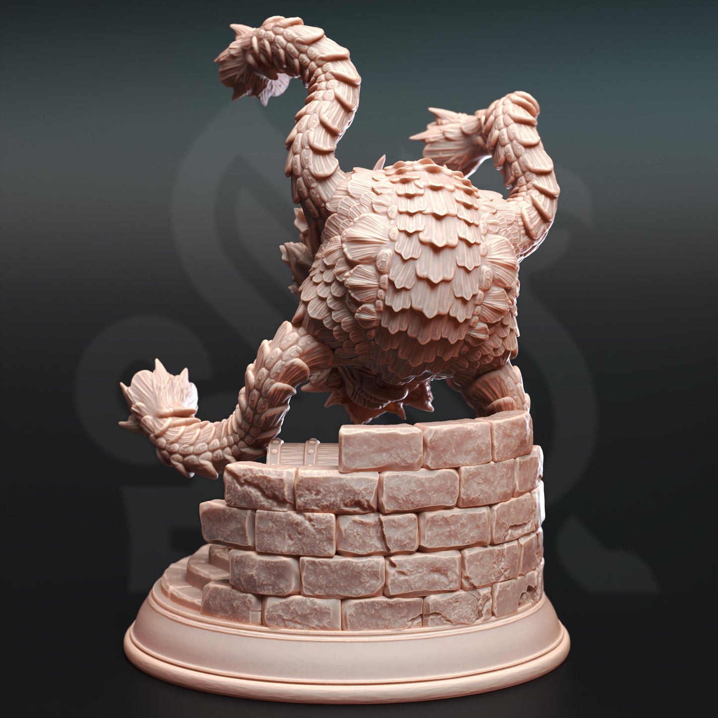 Aberrant Eye - The Observer (Huge) - 3D Printed Tabletop Figure for Dungeons & Dragons, DnD, Pathfinder RPGs, TTRPG