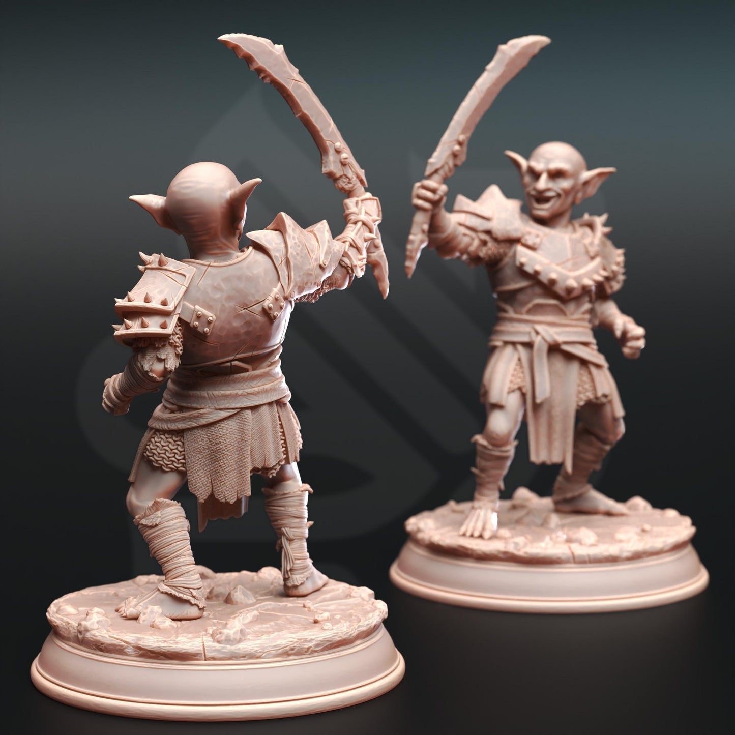 Goblin Bandits - Urkadu Goblins (Bundle) - 3D Printed Tabletop Figure for Dungeons & Dragons, DnD, Pathfinder RPGs, TTRPG