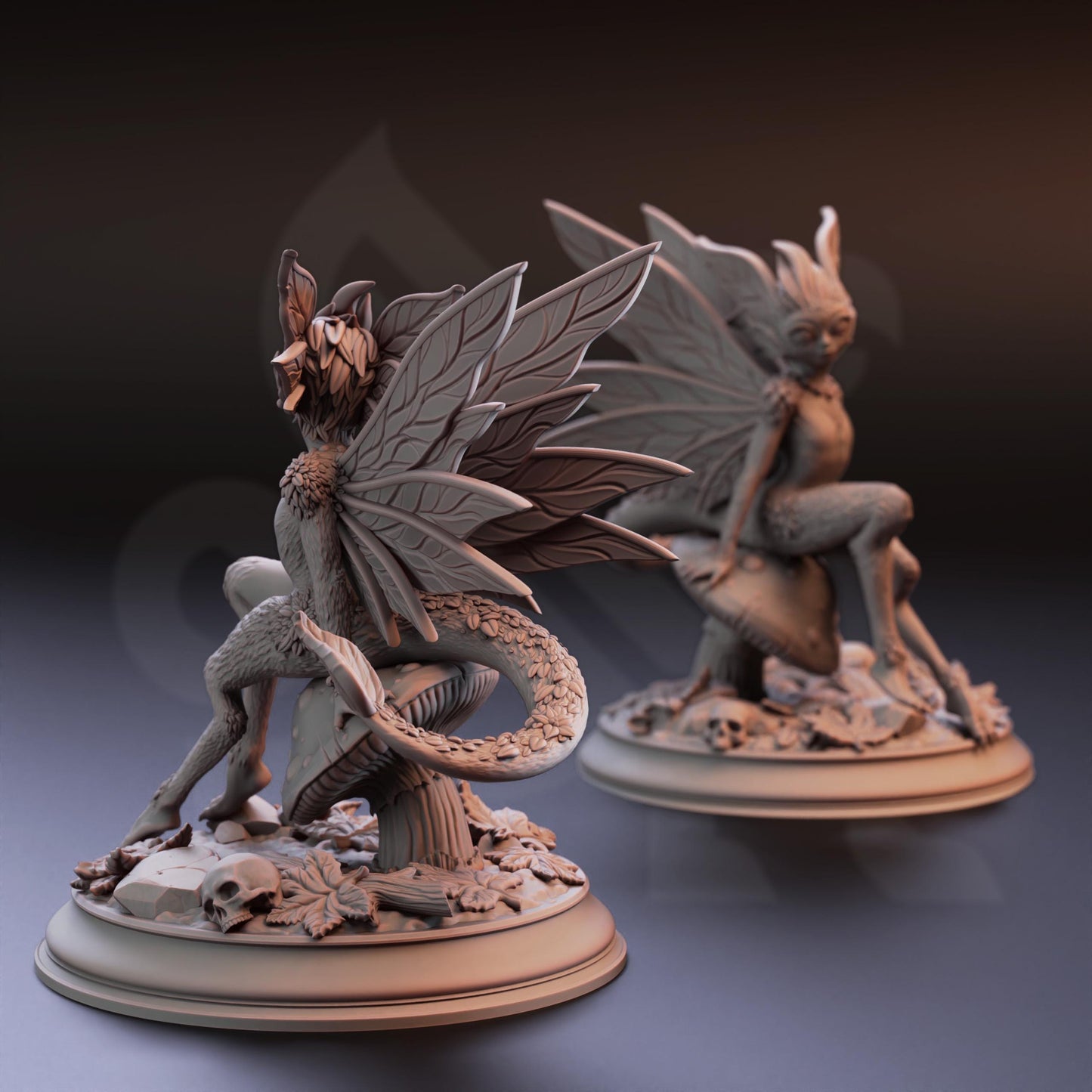 Feral Faeries - Syldi (Bundle) - 3D Printed Tabletop Figure for Dungeons & Dragons, DnD, Pathfinder RPGs, TTRPG