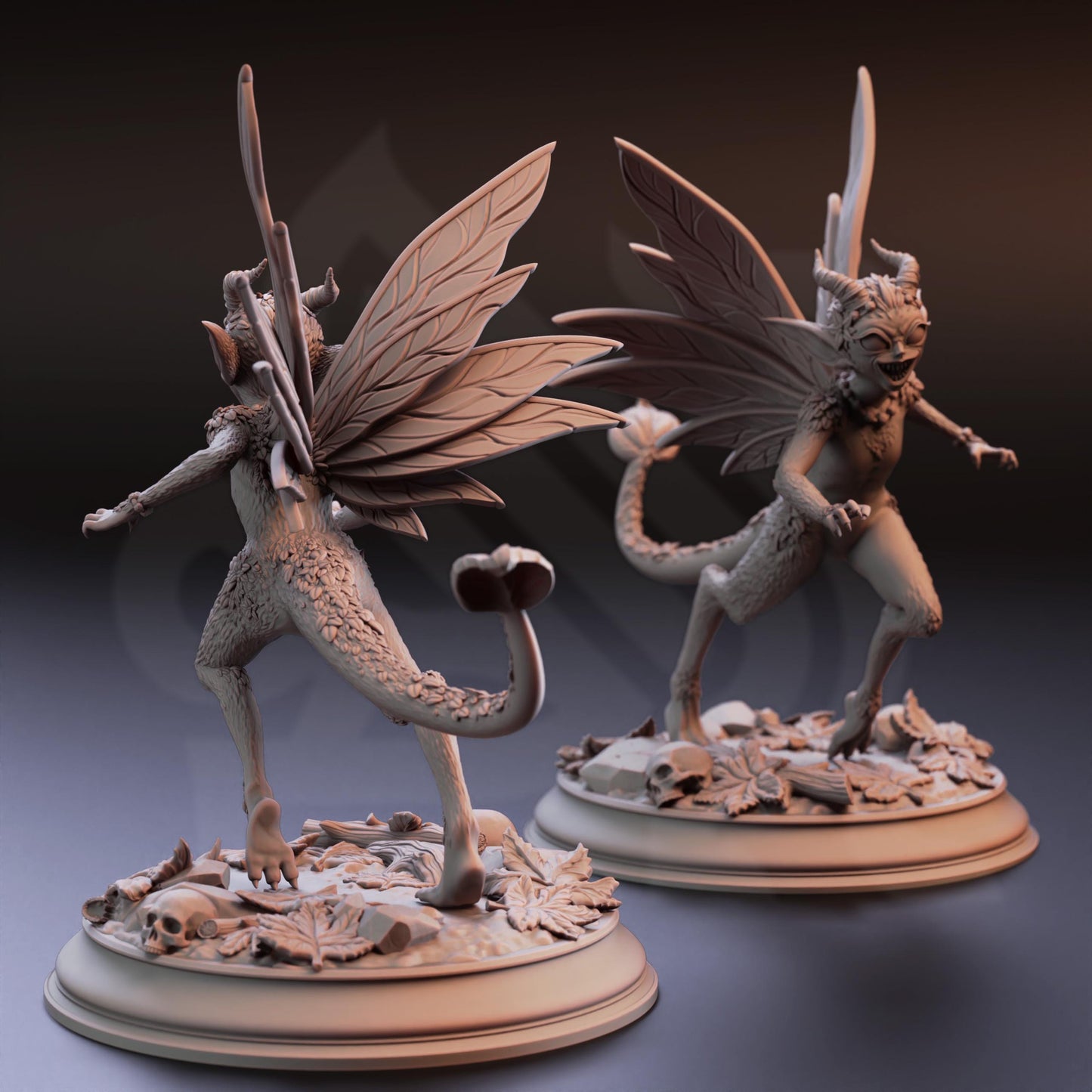 Feral Faeries - Syldi (Bundle) - 3D Printed Tabletop Figure for Dungeons & Dragons, DnD, Pathfinder RPGs, TTRPG