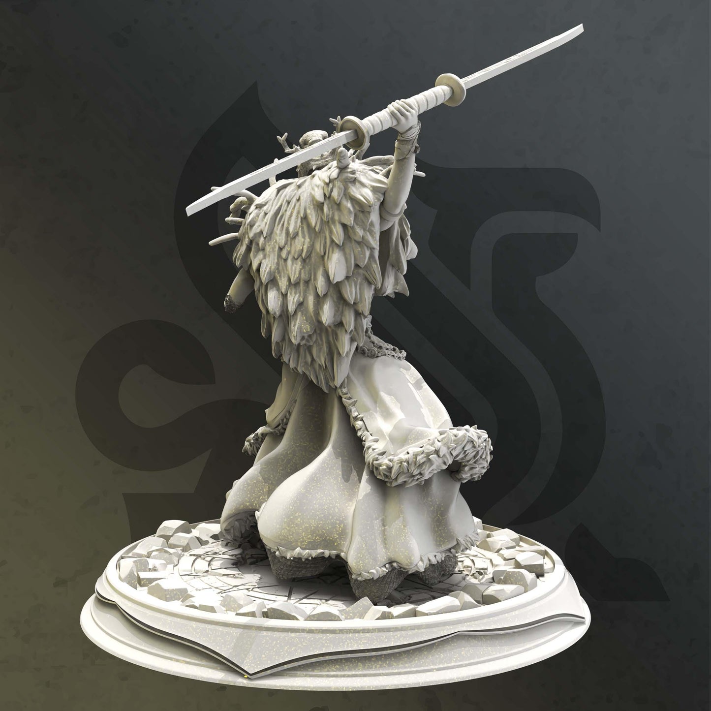 Dark Goddess - Mindoriel (Medium) - 3D Printed Tabletop Figure for Dungeons & Dragons, DnD, Pathfinder RPGs, TTRPG