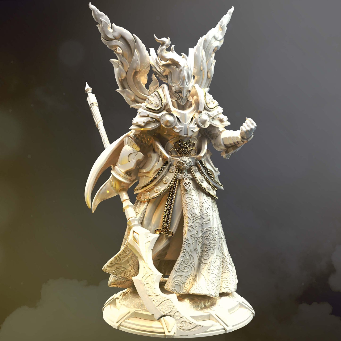 Celestial of War - Horauthin (Medium) - 3D Printed Tabletop Figure for Dungeons & Dragons, DnD, Pathfinder RPGs, TTRPG