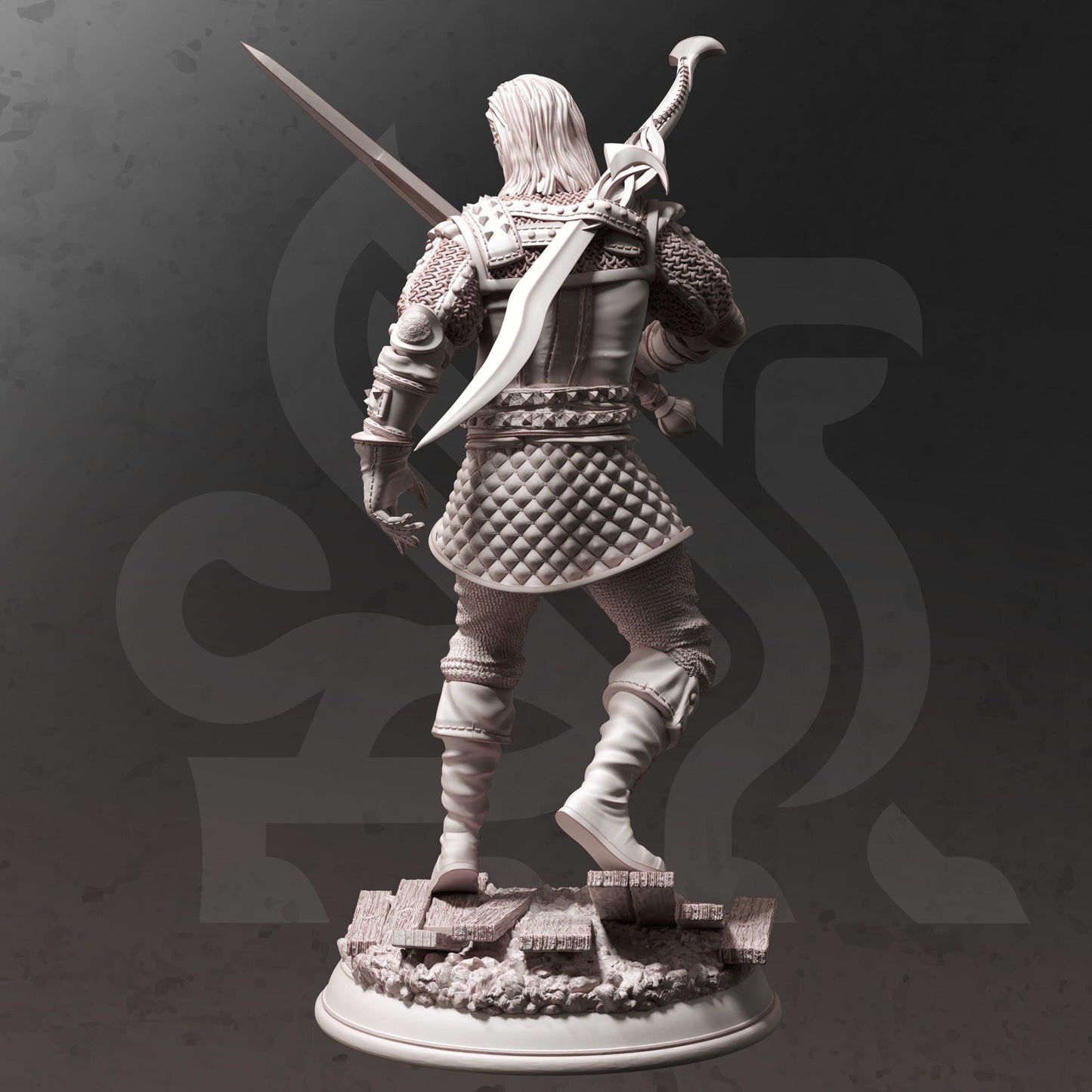 Old Master Bloodhunter - Tarick Wolfheart (Medium) - Tabletop Figure for Dungeons & Dragons, DnD, Pathfinder RPGs, TTRPG