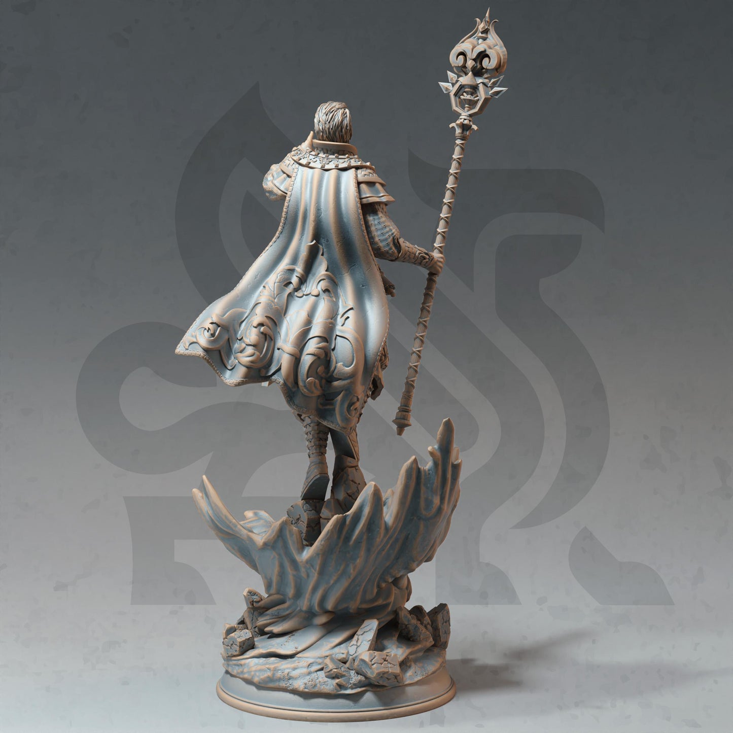 Master Sorcerer - Barandir the Lucid - 3D Printed Tabletop Figure for Dungeons & Dragons, DnD, Pathfinder RPGs, TTRPG