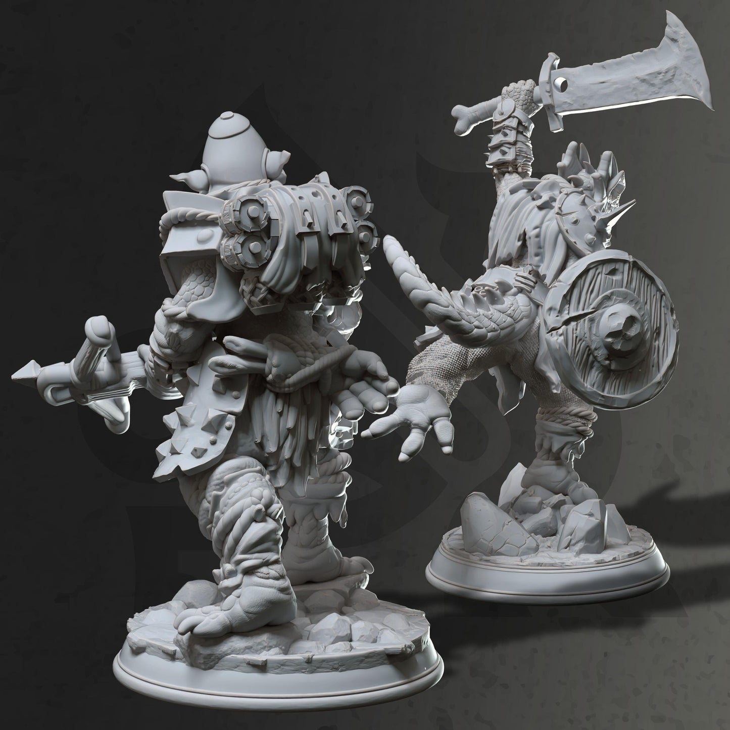 Kobold Infantry (Bundle) - 3D Printed Tabletop Figure for Dungeons & Dragons, DnD, Pathfinder RPGs, TTRPG