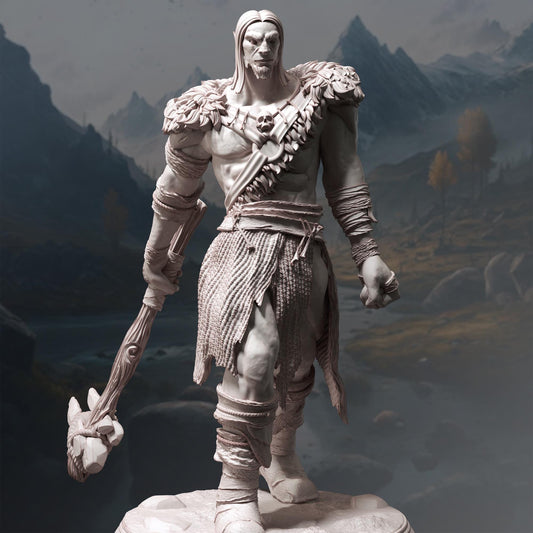 Hill Giant - Hyl Reiser (Huge) - 3D Printed Tabletop Figure for Dungeons & Dragons, DnD, Pathfinder RPGs, TTRPG