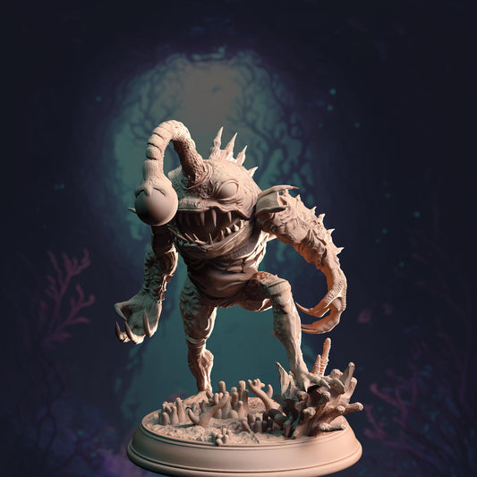 Angler Fish Abomination - Angler Gluglin (Medium) - 3D Printed Tabletop Figure for Dungeons & Dragons, DnD, Pathfinder RPGs, TTRPG