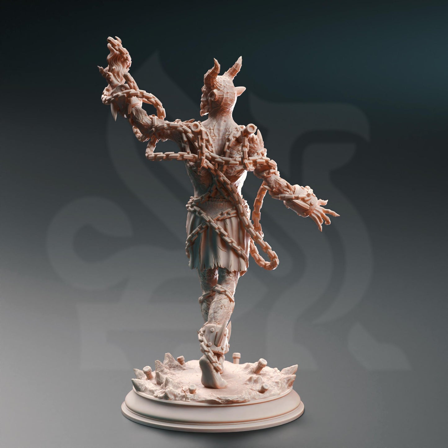 Chain Devils of the Nosmeni (Bundle) - 3D Printed Tabletop Figure for Dungeons & Dragons, DnD, Pathfinder RPGs, TTRPG