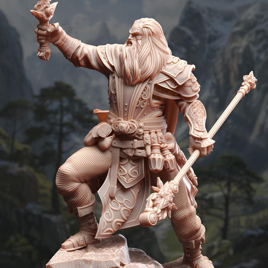 Evocation Master Wizard - Artemis of Canos (Medium) - Tabletop Figure for Dungeons & Dragons, DnD, Pathfinder RPGs, TTRPG