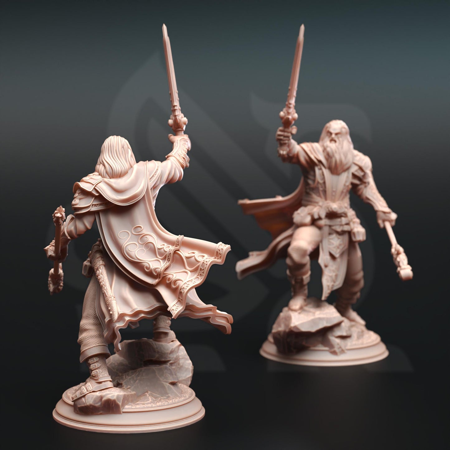 Evocation Master Wizard - Artemis of Canos (Medium) - Tabletop Figure for Dungeons & Dragons, DnD, Pathfinder RPGs, TTRPG