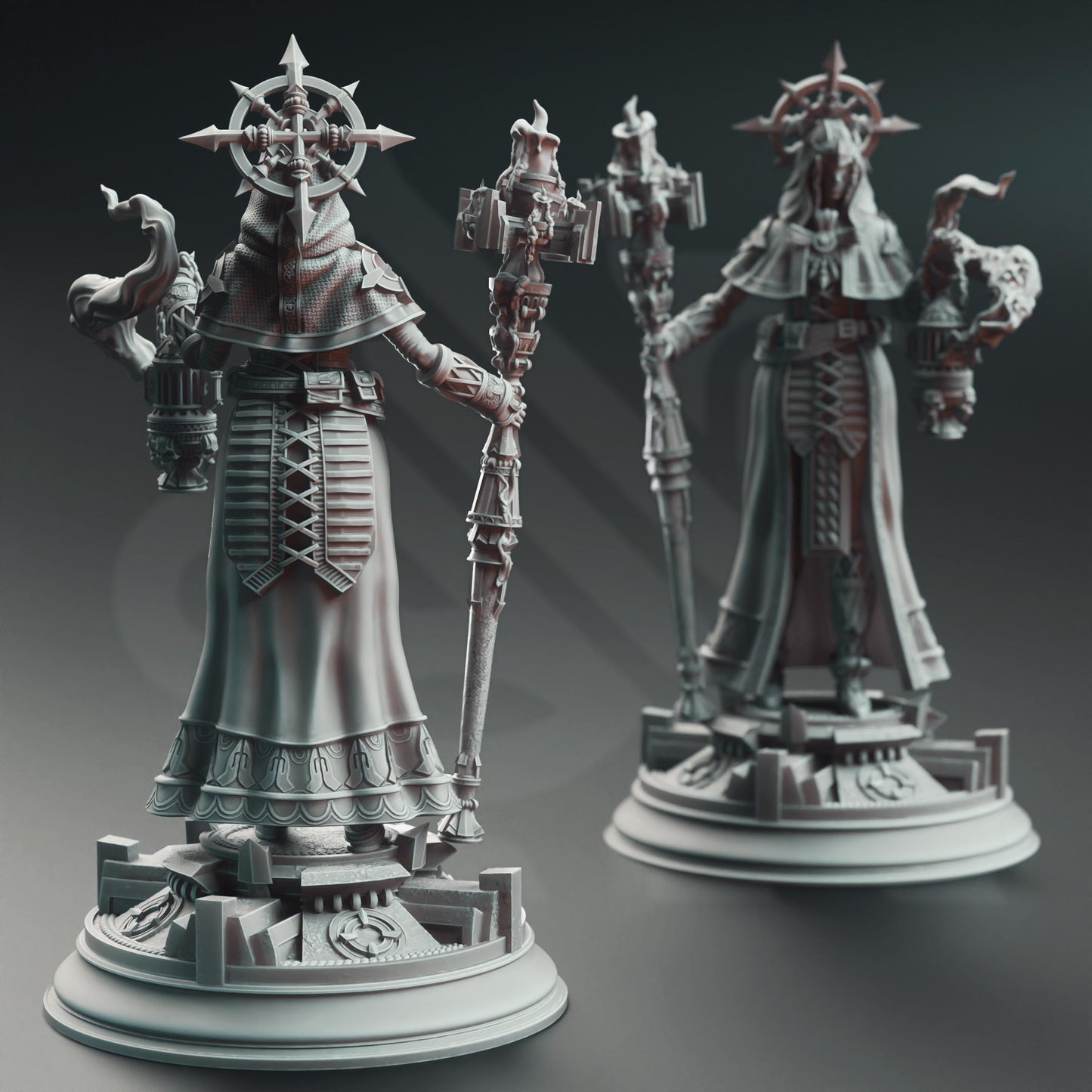 Maiden Cleric - Amelie Saffron (Medium) - Tabletop Figure for Dungeons & Dragons, DnD, Pathfinder RPGs, TTRPG