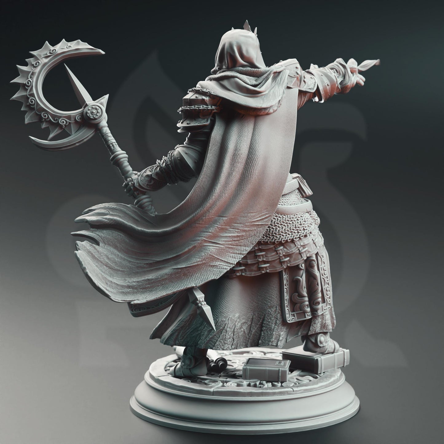 Psionic Spell Knight - Bastian the Everknowing (Medium) - Tabletop Figure for Dungeons & Dragons, DnD, Pathfinder RPGs, TTRPG