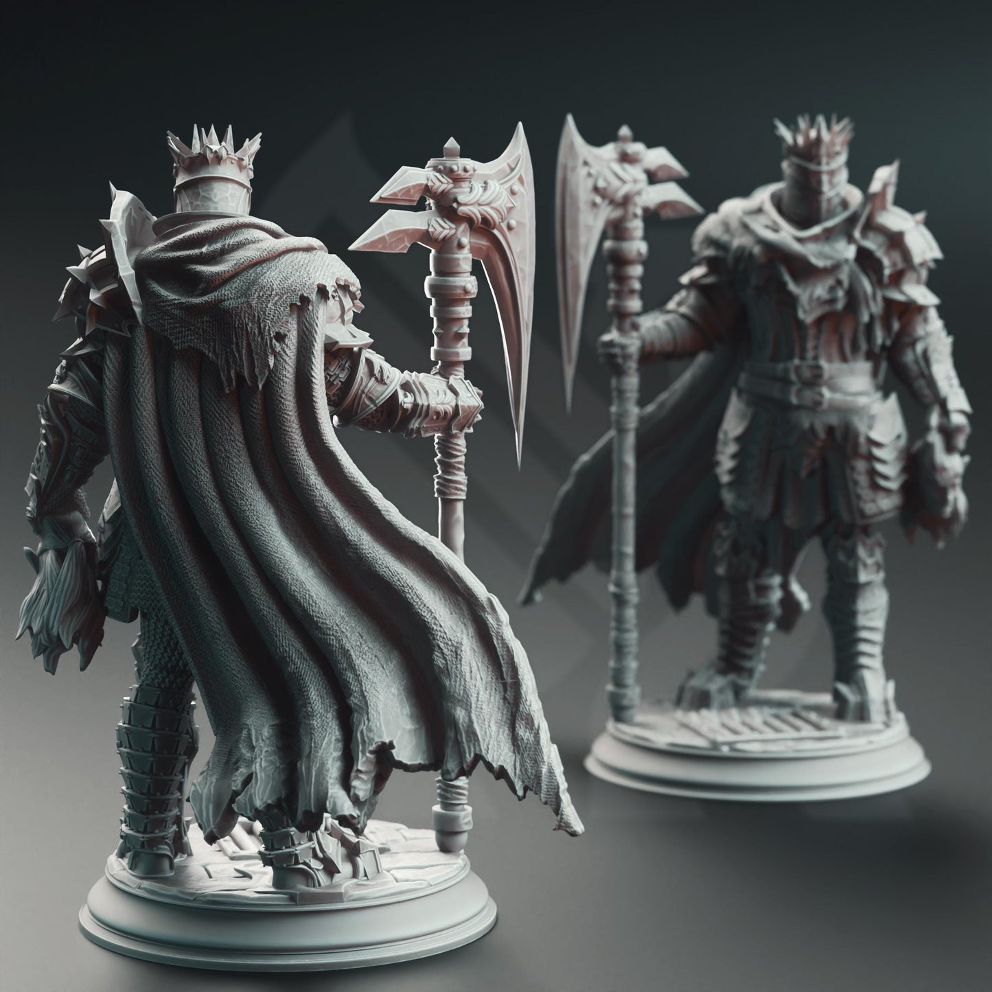 Executioner Knight - Gerhardt the Unwavering (Medium) - Tabletop Figure for Dungeons & Dragons, DnD, Pathfinder RPGs, TTRPG