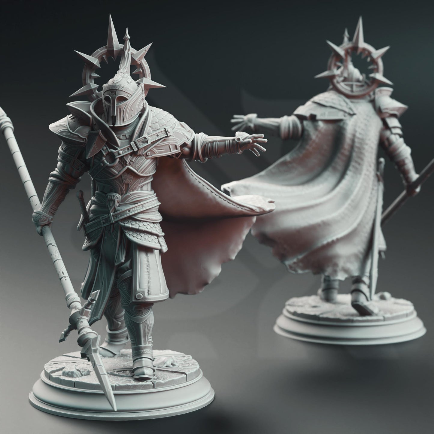 Bodyguard Knight - Roland the Dutiful (Medium) - Tabletop Figure for Dungeons & Dragons, DnD, Pathfinder RPGs, TTRPG