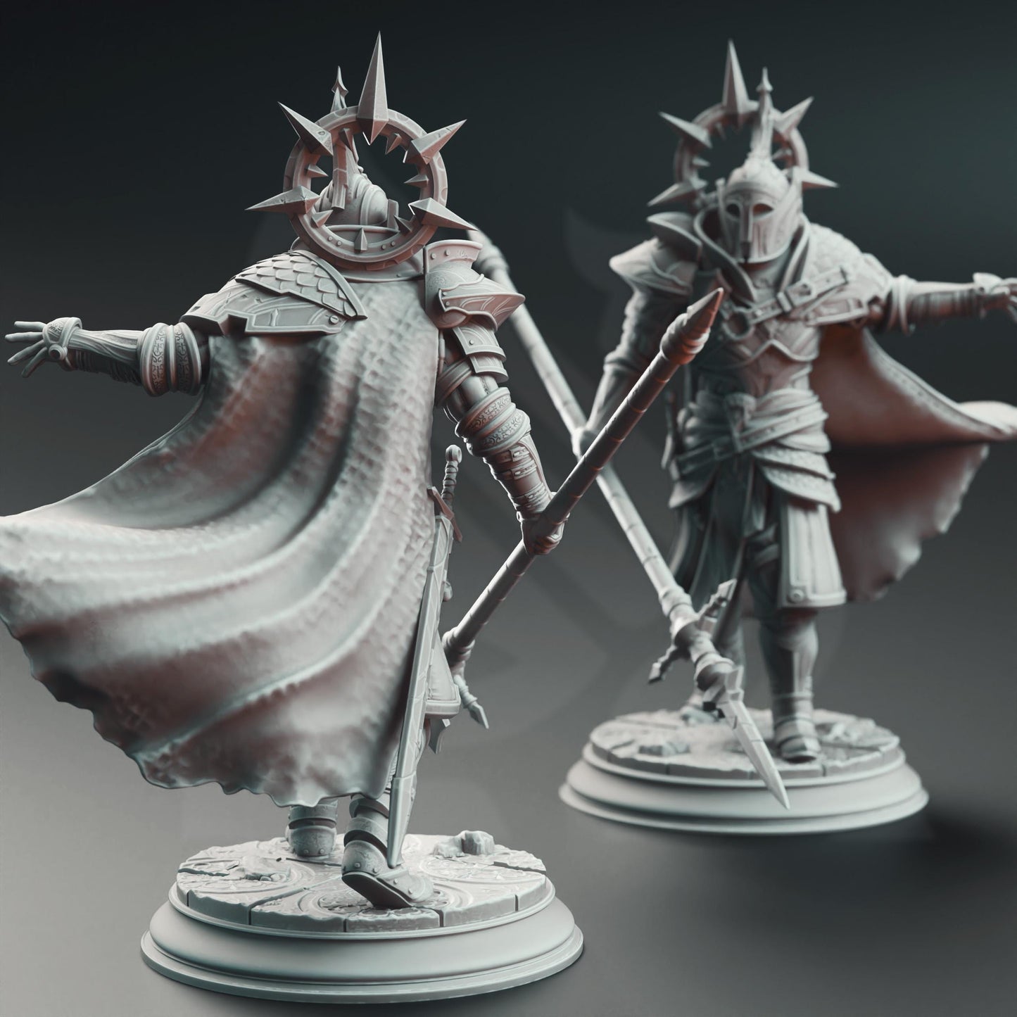 Bodyguard Knight - Roland the Dutiful (Medium) - Tabletop Figure for Dungeons & Dragons, DnD, Pathfinder RPGs, TTRPG