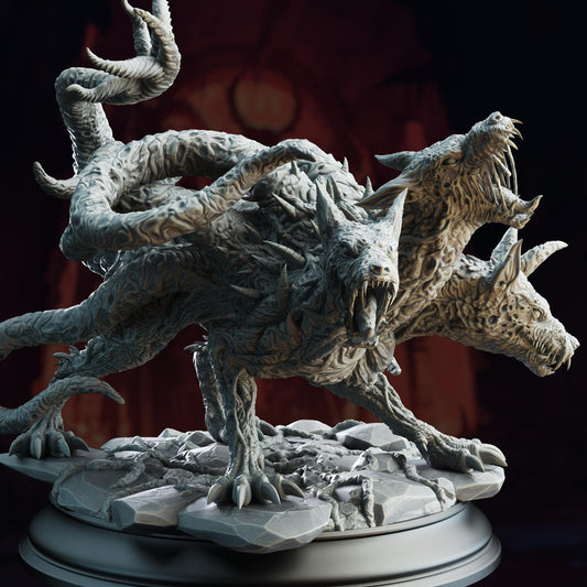 Hellhound Aberration (Large) - 3D Printed Tabletop Figure for Dungeons & Dragons, DnD, Pathfinder RPGs, TTRPG