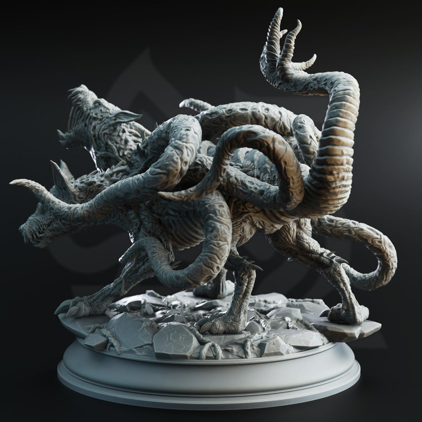 Hellhound Aberration (Large) - 3D Printed Tabletop Figure for Dungeons & Dragons, DnD, Pathfinder RPGs, TTRPG