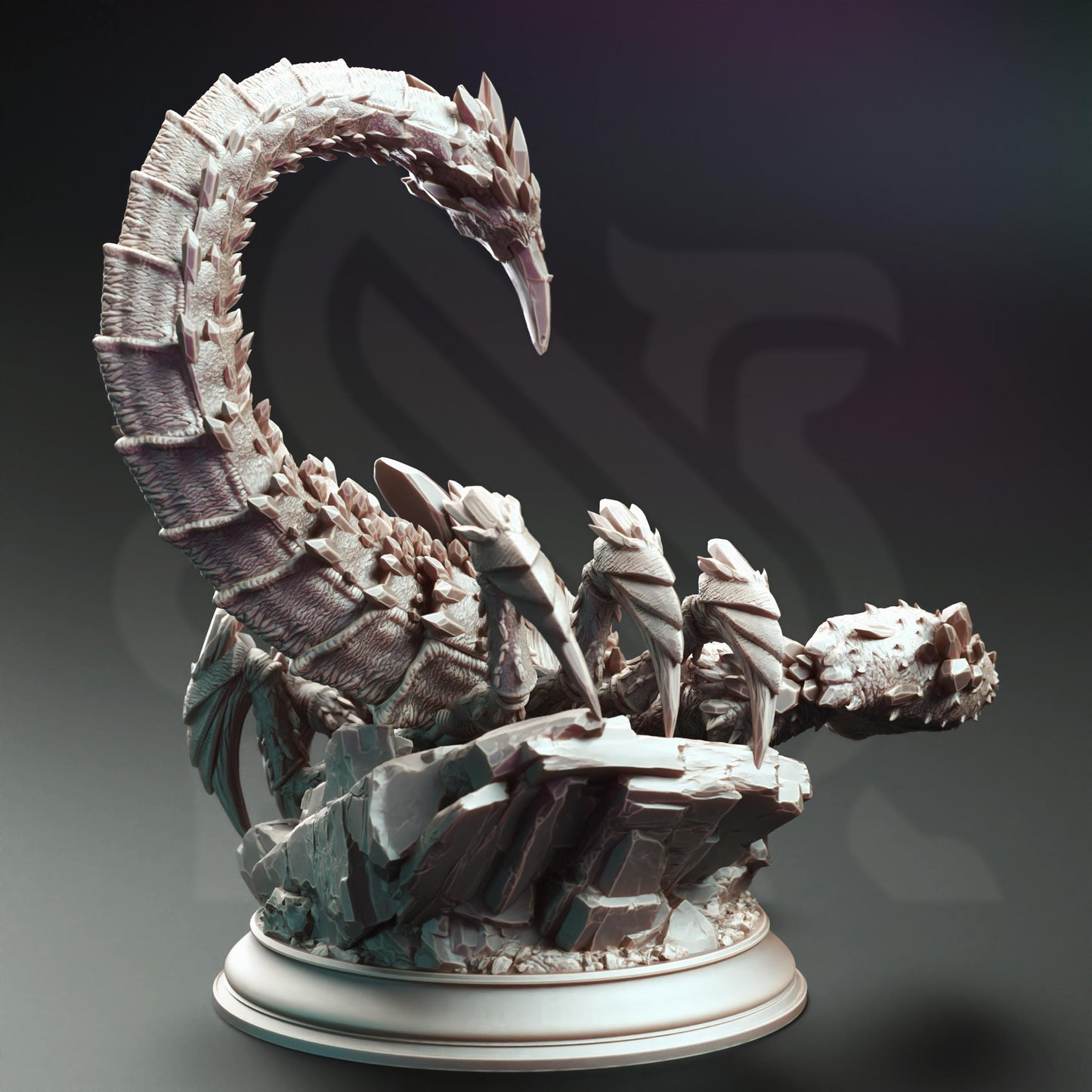 Crystalline Scorpion - Cazanor (Large) - 3D Printed Tabletop Figure for Dungeons & Dragons, DnD, Pathfinder RPGs, TTRPG