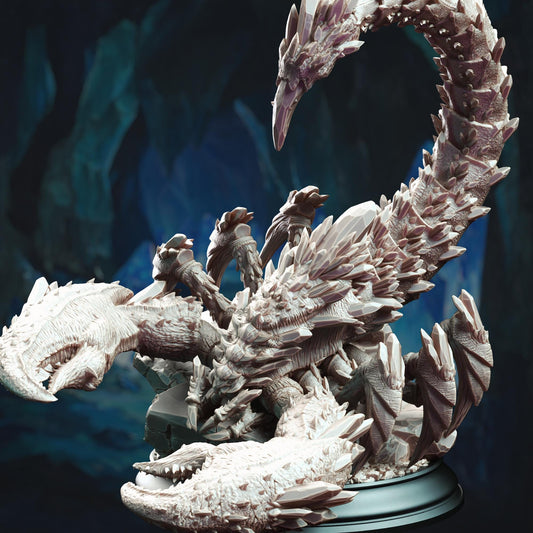 Crystalline Scorpion - Cazanor (Large) - 3D Printed Tabletop Figure for Dungeons & Dragons, DnD, Pathfinder RPGs, TTRPG