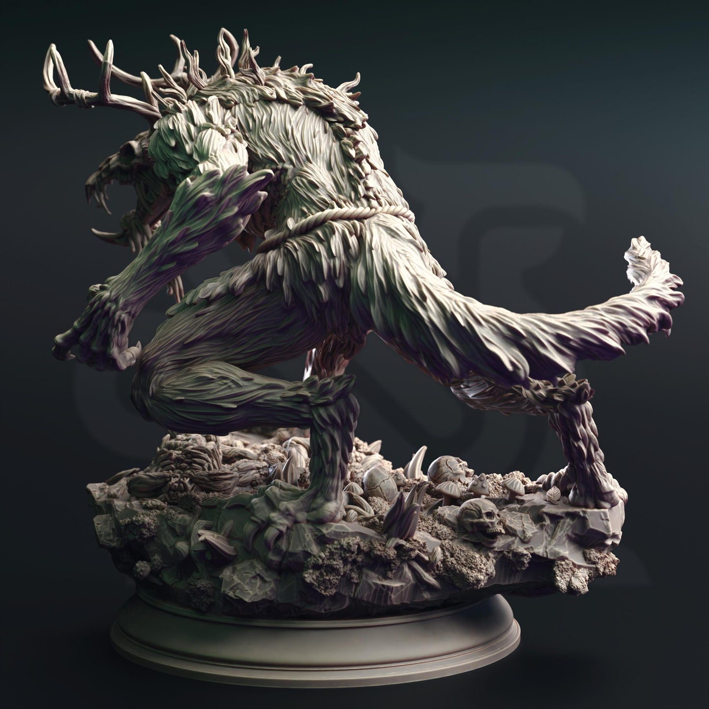 Wendigo Monstrosity - Dreadclaw (Large) - 3D Printed Tabletop Figure for Dungeons & Dragons, DnD, Pathfinder RPGs, TTRPG