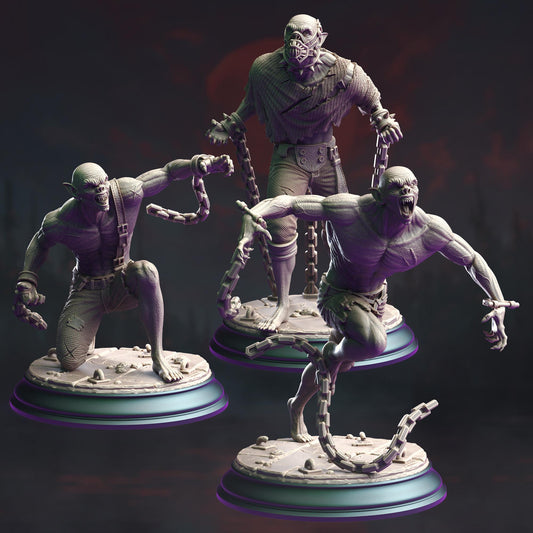 Vampire Thralls of the Coven (Bundle) - 3D Printed Tabletop Figure for Dungeons & Dragons, DnD, Pathfinder RPGs, TTRPG