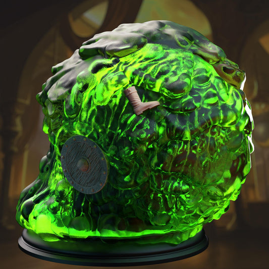 Gelatinous Sphere (Large) - 3D Printed Tabletop Figure for Dungeons & Dragons, DnD, Pathfinder RPGs, TTRPG