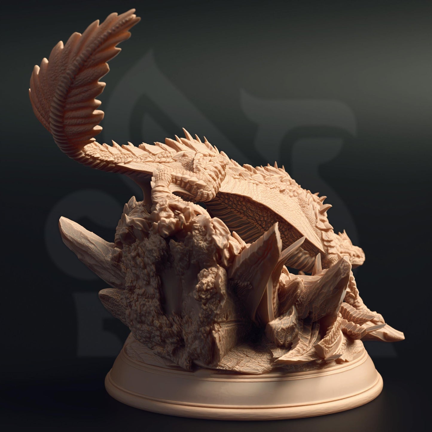 Flying Serpent - Hyatiri (Large) - 3D Printed Tabletop Figure for Dungeons & Dragons, DnD, Pathfinder RPGs, TTRPG