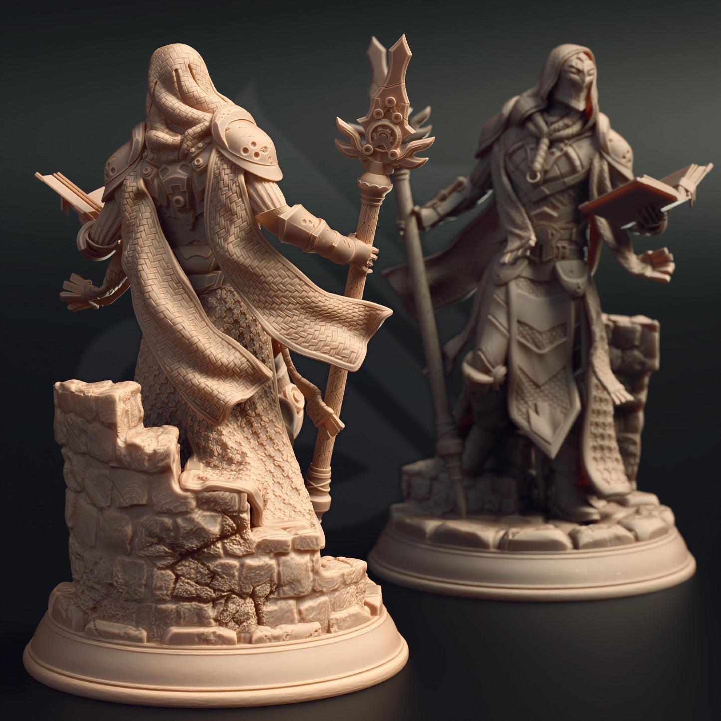 Warforged Wizard - Sintrius Gulch (Medium) - 3D Printed Tabletop Figure for Dungeons & Dragons, DnD, Pathfinder RPGs, TTRPG