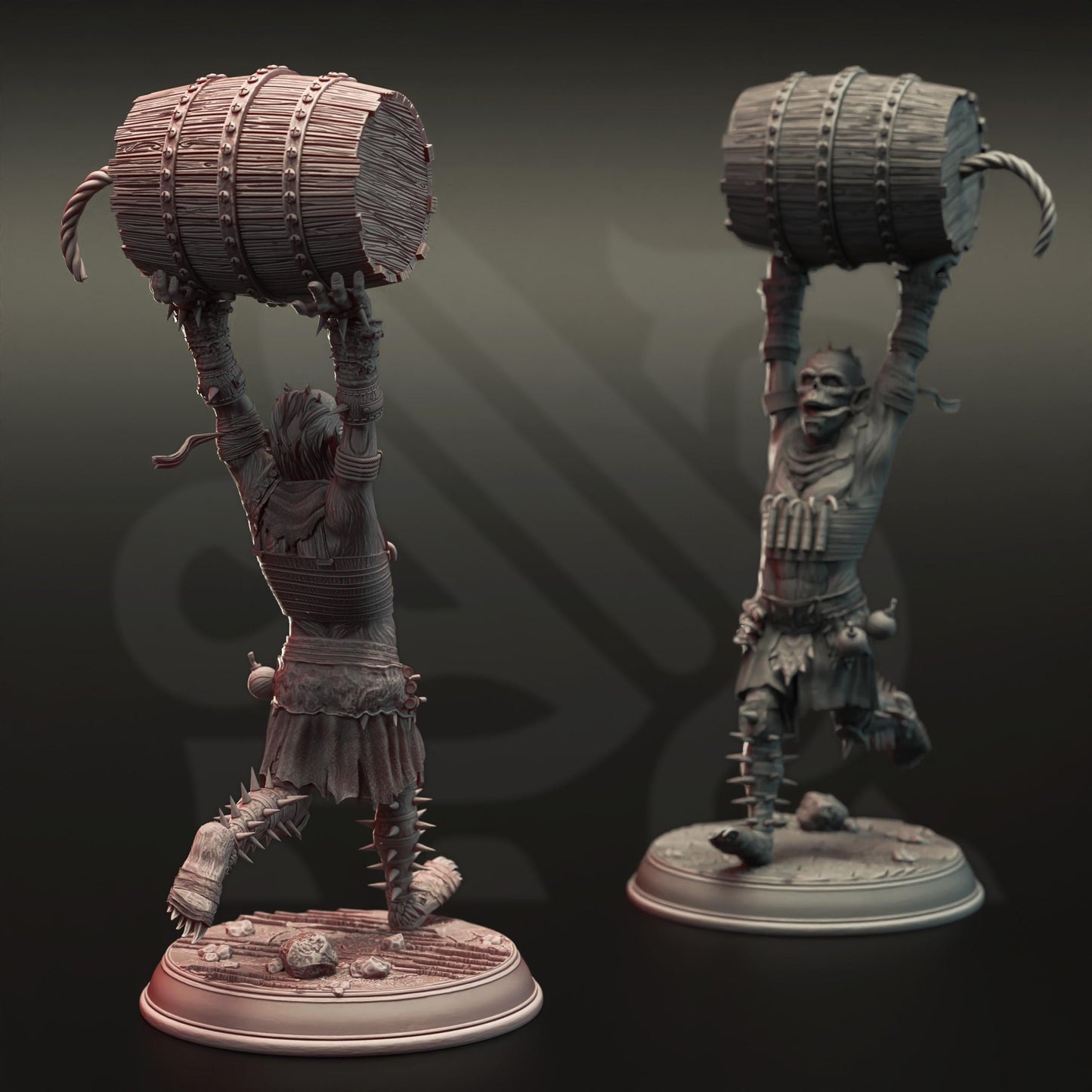 Goblin War Squad - Gore Boiz (Bundle) - 3D Printed Tabletop Figure for Dungeons & Dragons, DnD, Pathfinder RPGs, TTRPG