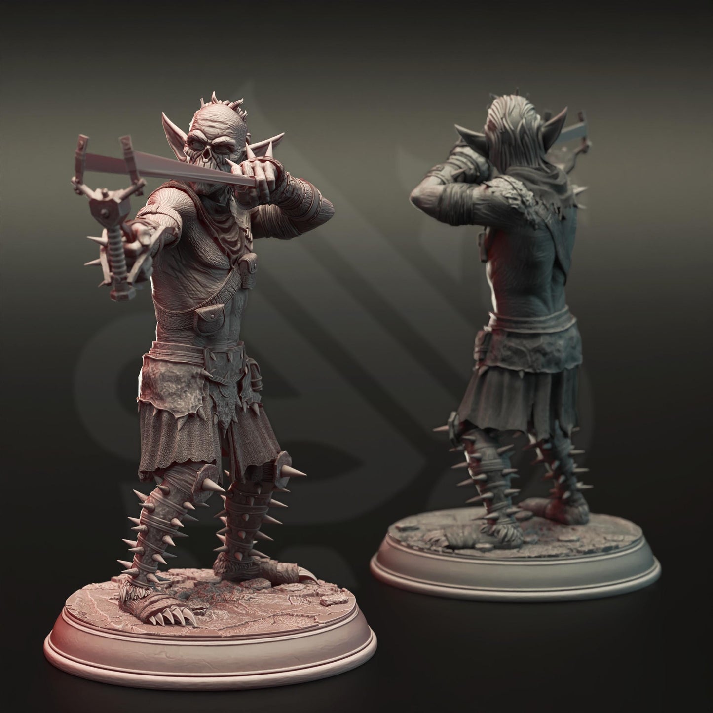 Goblin War Squad - Gore Boiz (Bundle) - 3D Printed Tabletop Figure for Dungeons & Dragons, DnD, Pathfinder RPGs, TTRPG